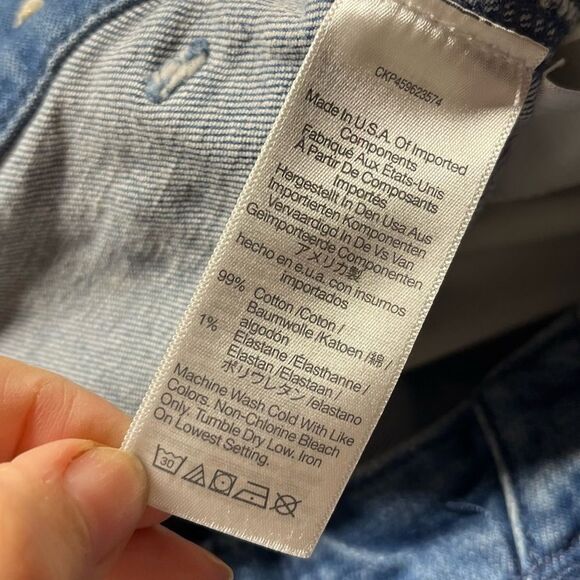 Madewell The Perfect Vintage Jean in Medium Indigo Wash: Seamed Edition 32 - Picture 13 of 16